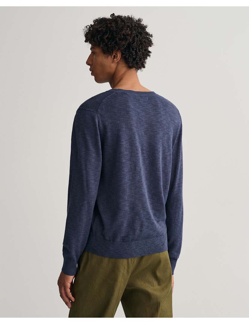 Sweatshirt de Linho Azul