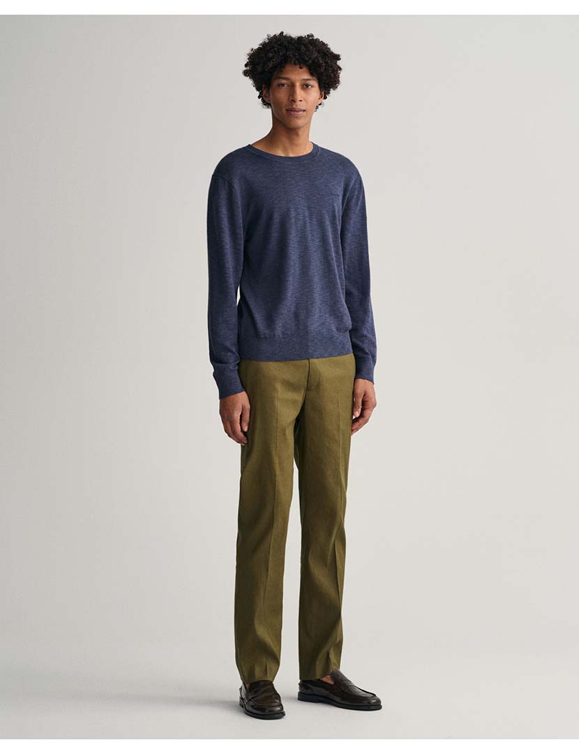 Sweatshirt de Linho Azul