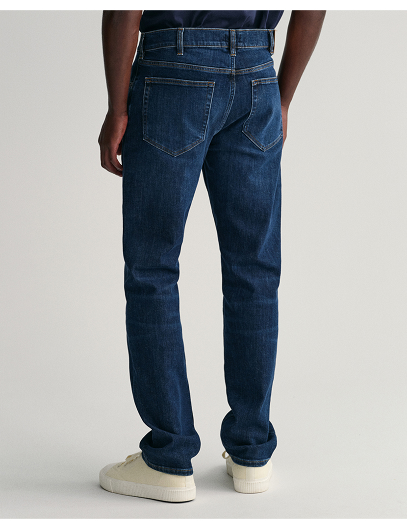 Calças de Ganga Arley Regular Fit Azul