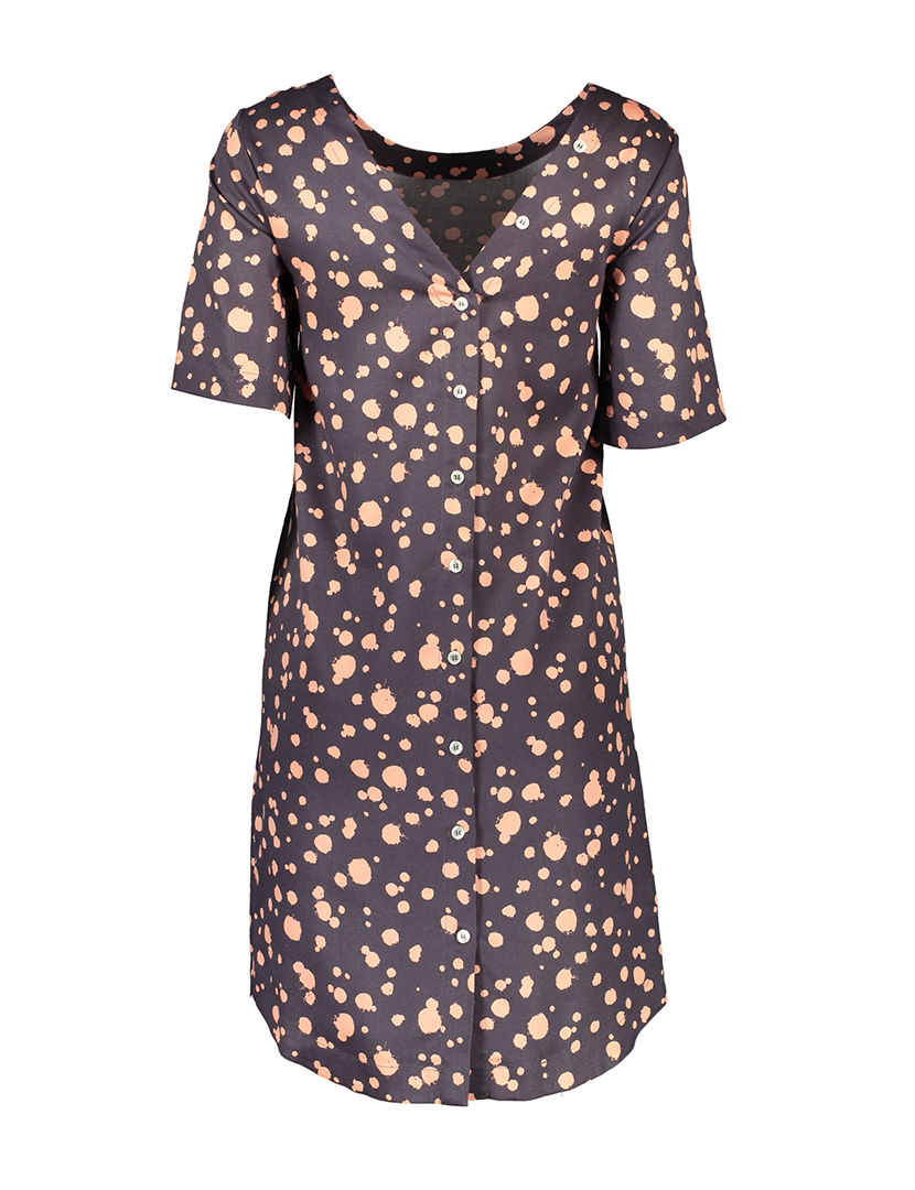 Vestido Curto Senhora Azul