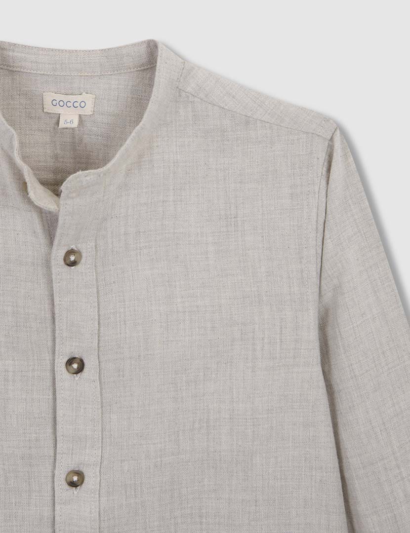 Camisa Menino Cinzento