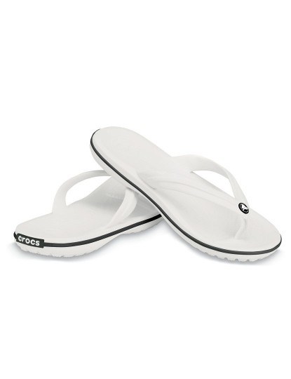 Chinelos Crocband Flip Branco