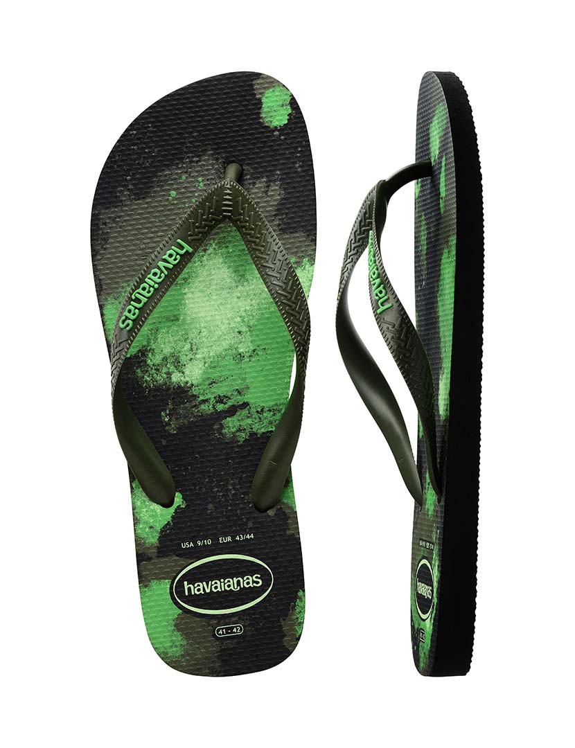 Havaianas Top Camu Homem Preto Moss
