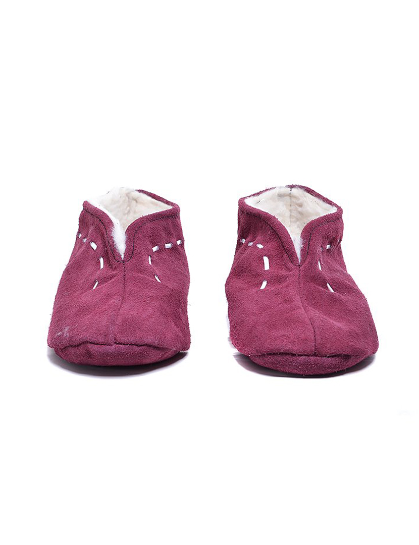 Babuchas Adulto Bordeaux