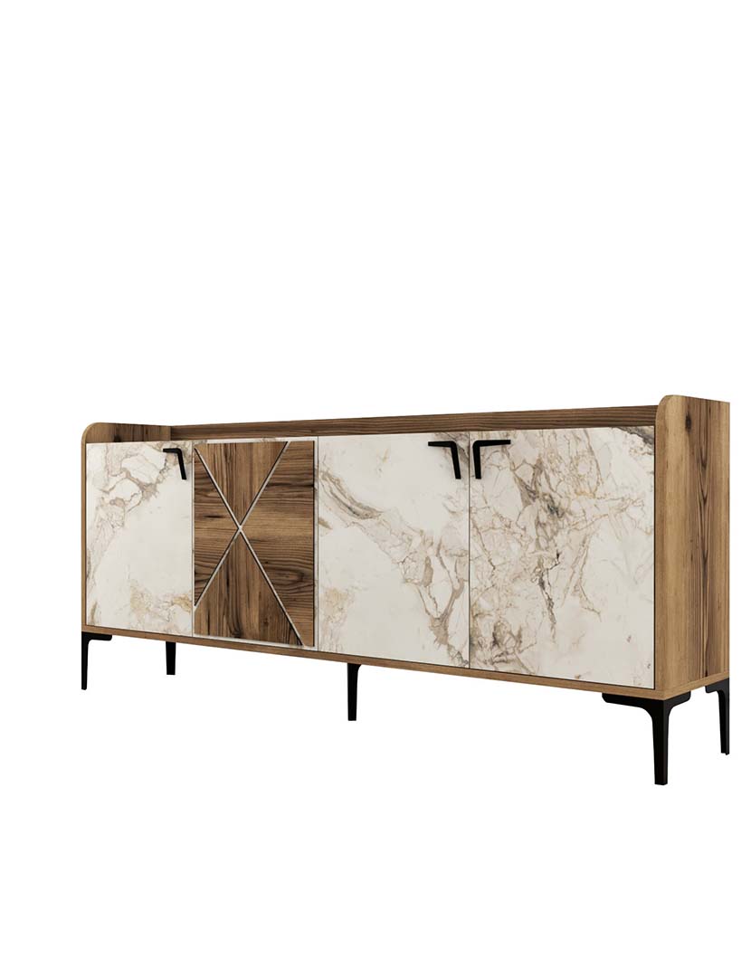 Aparador Venedik Noz/Branco