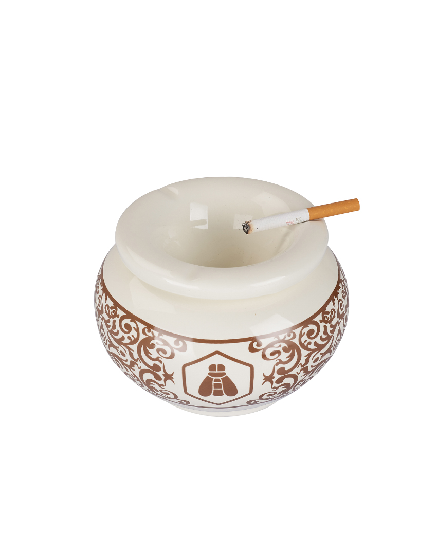 Cinzeiro Marroquino Bege