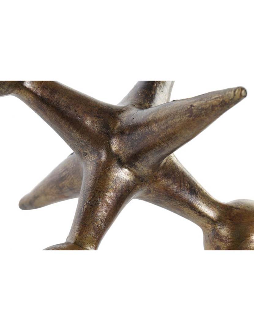 Figura Abstrata Dourada