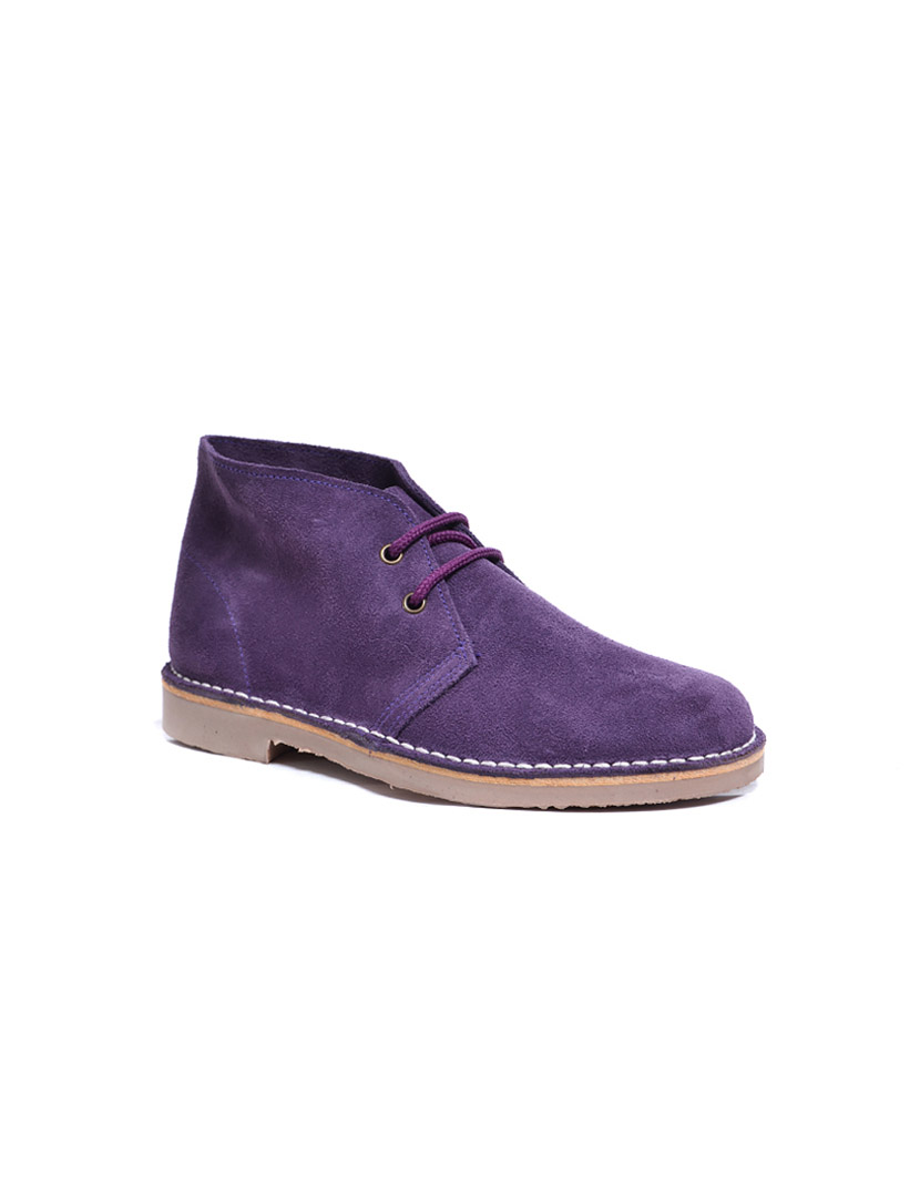 Botins Safari Kids Atacadores Roxo