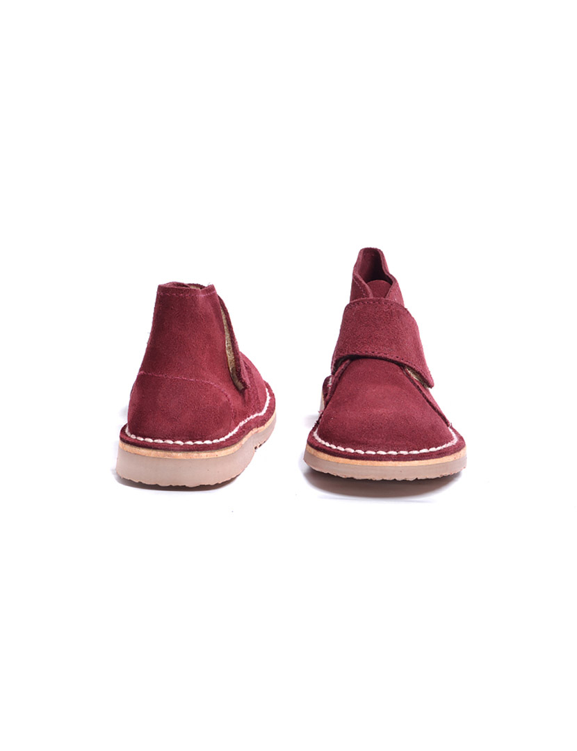 Botins Safari Velcro Bordeaux