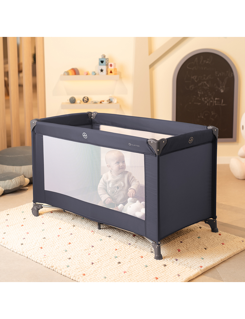 Berço De Viagem Básico Cinzento Escuro