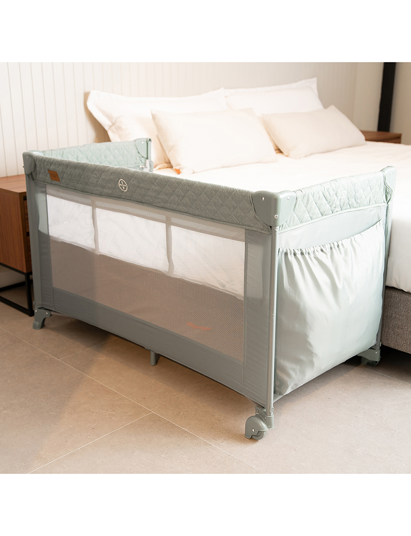 Berço De Viagem Co-Sleeping Verde