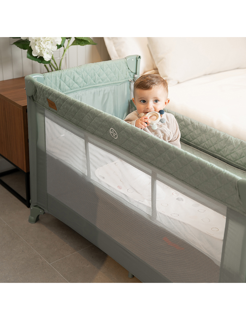 Berço De Viagem Co-Sleeping Verde