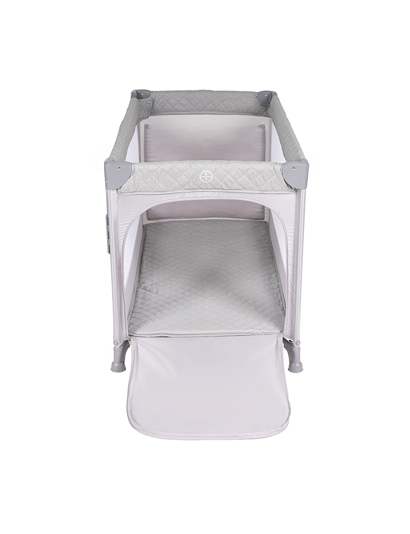 Berço De Viagem Co-Sleeping Cinzento Claro