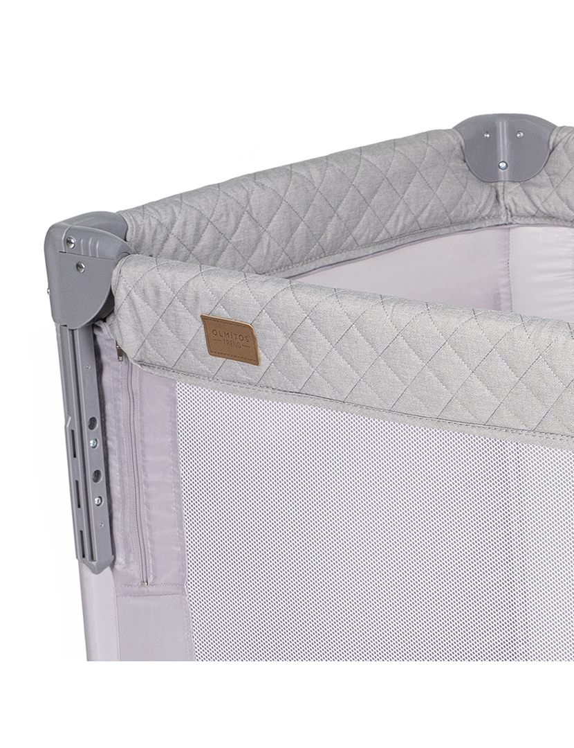 Berço De Viagem Co-Sleeping Cinzento Claro