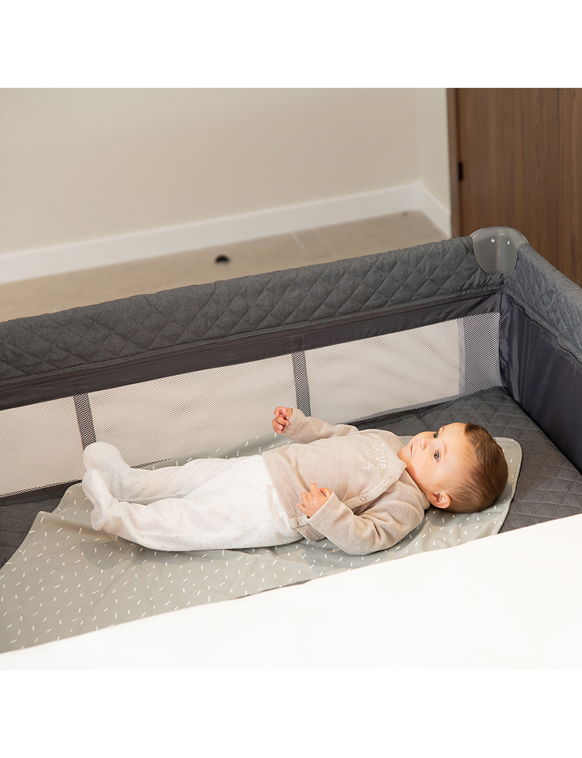 Berço De Viagem Co-Sleeping Cinzento Escuro