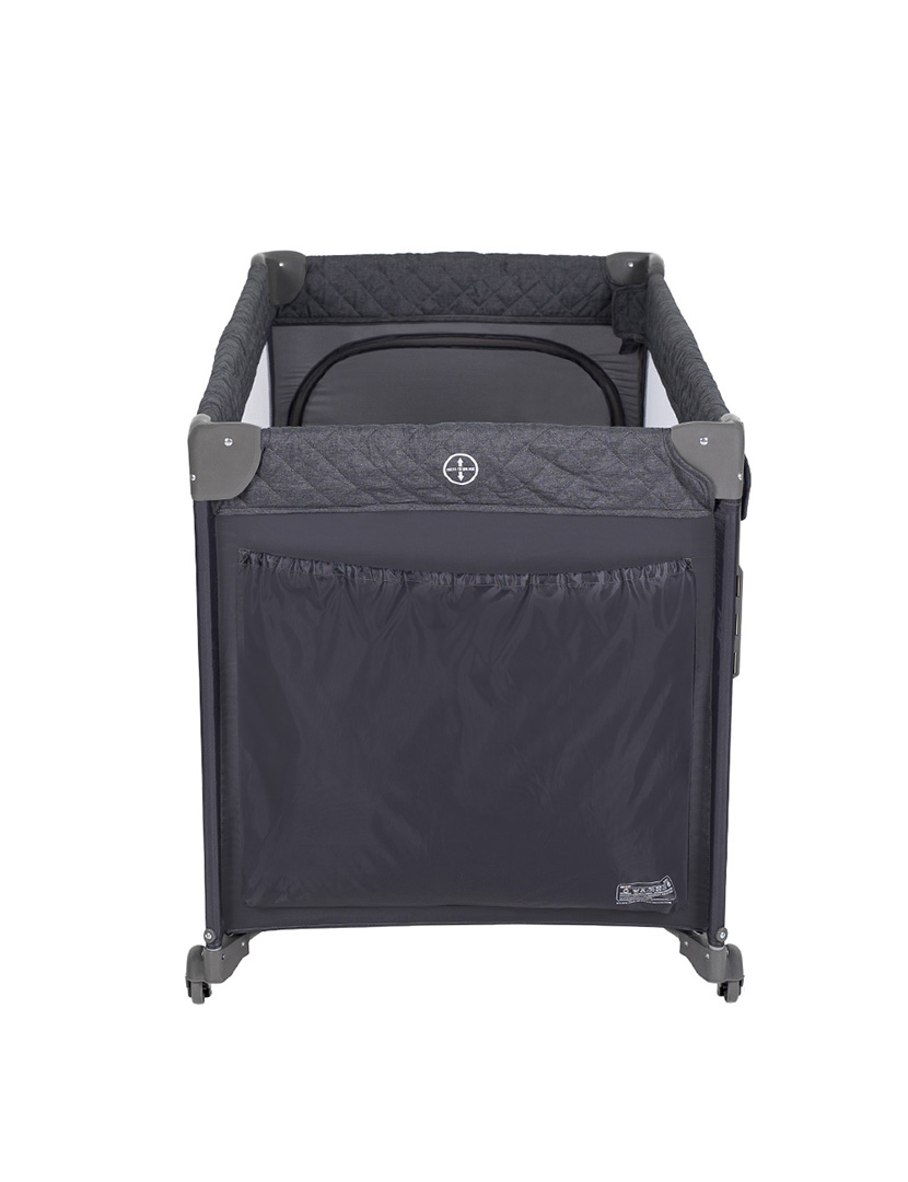 Berço De Viagem Co-Sleeping Cinzento Escuro