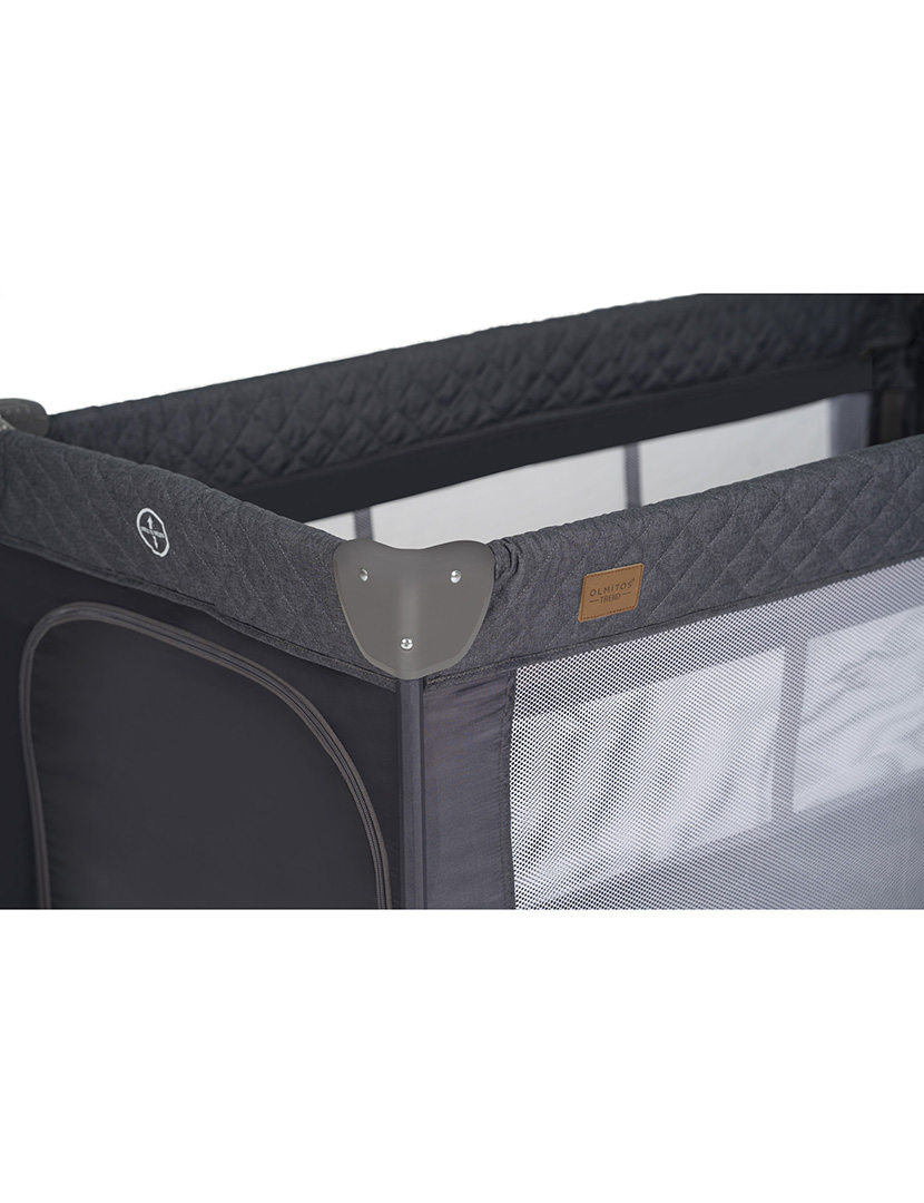 Berço De Viagem Co-Sleeping Cinzento Escuro