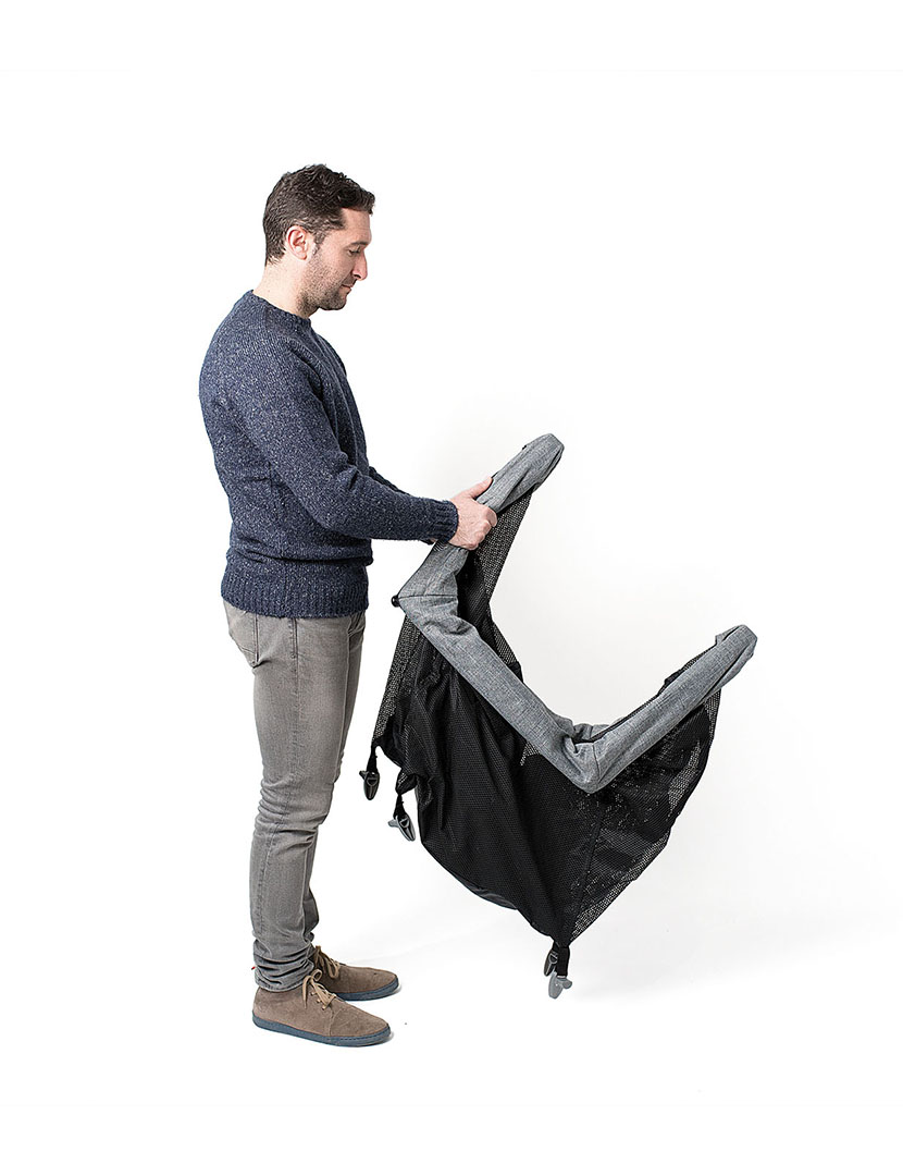 Mini Berço De Viagem "Ouriço" Preto