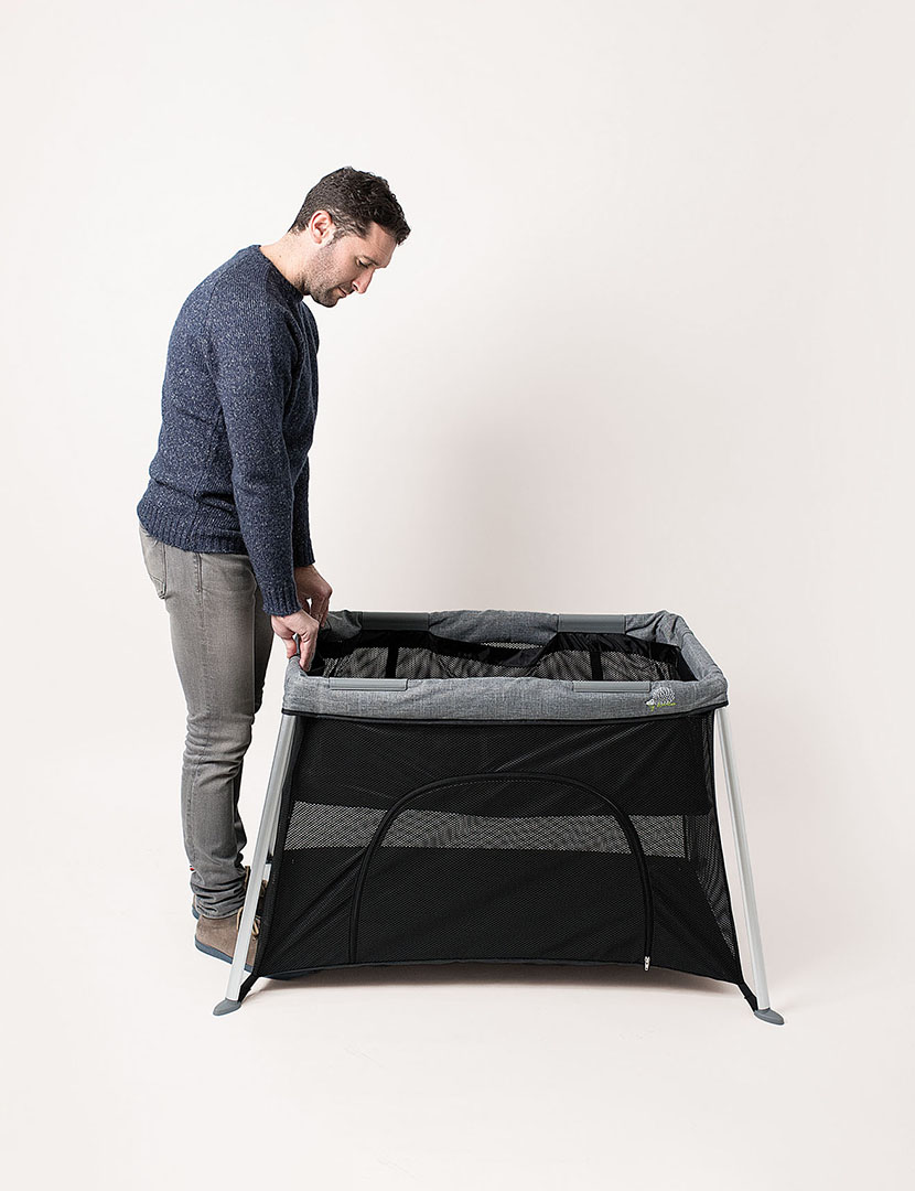 Mini Berço De Viagem "Ouriço" Preto