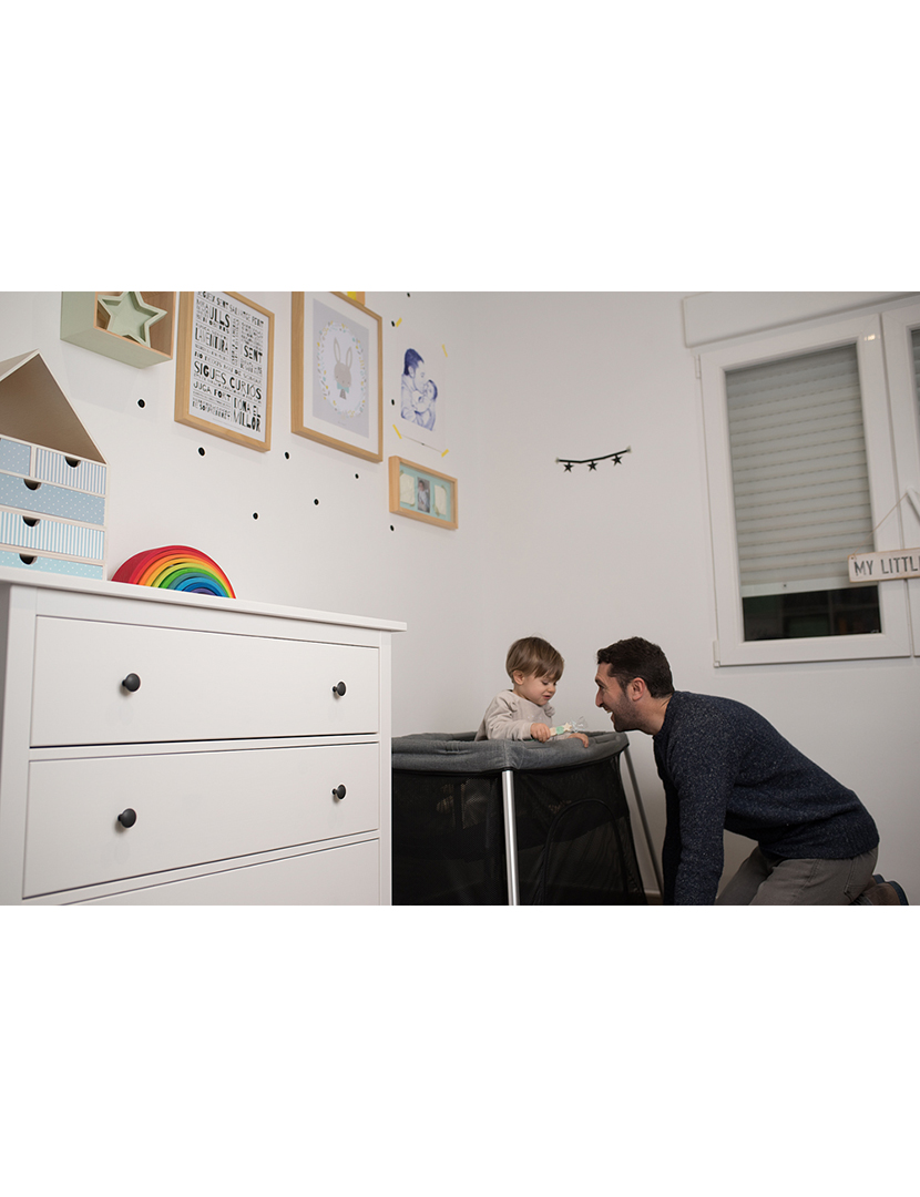 Mini Berço De Viagem "Ouriço" Preto