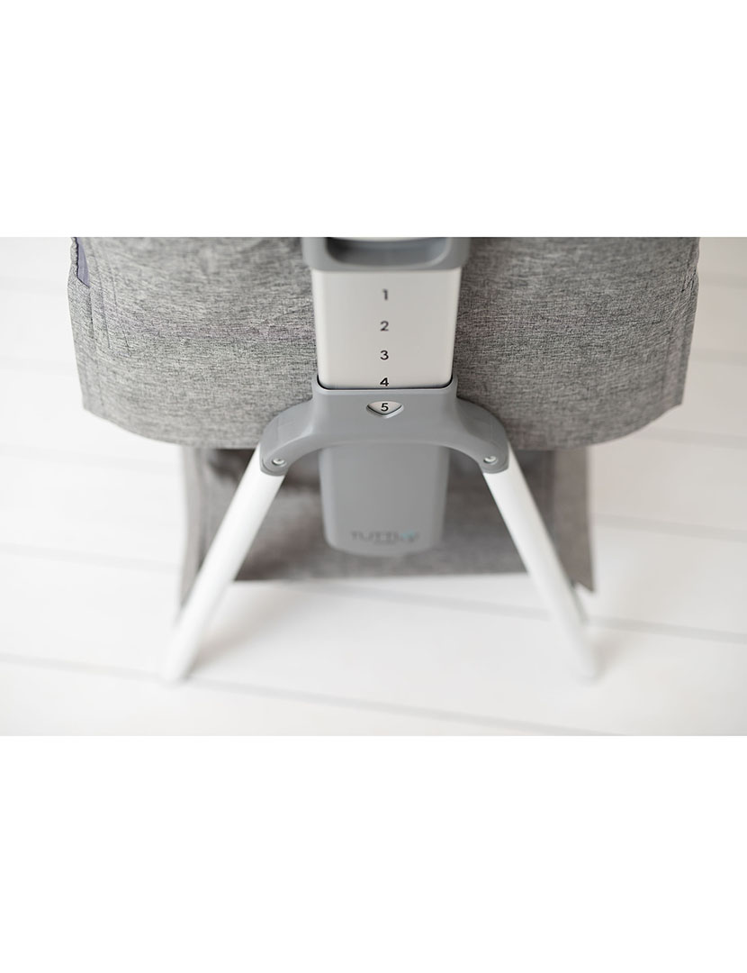 Mini Berço Cozee Lite Cinzento e Branco