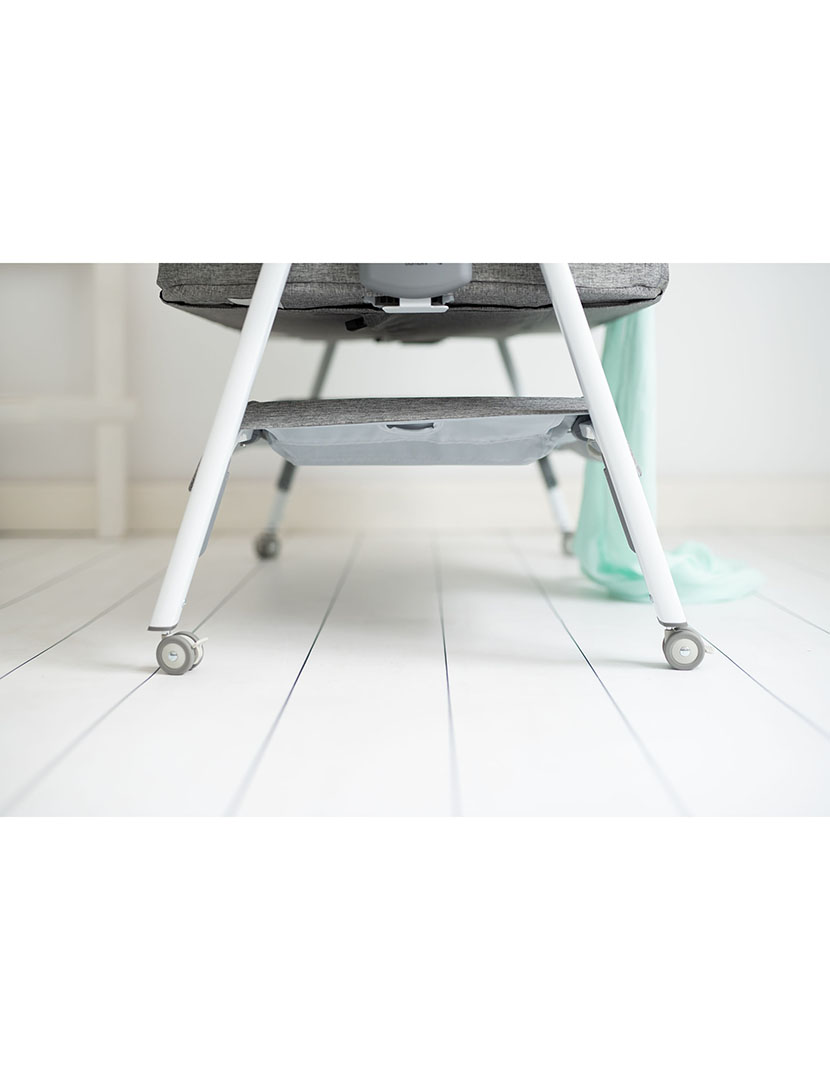 Mini Berço Cozee Lite Cinzento e Branco