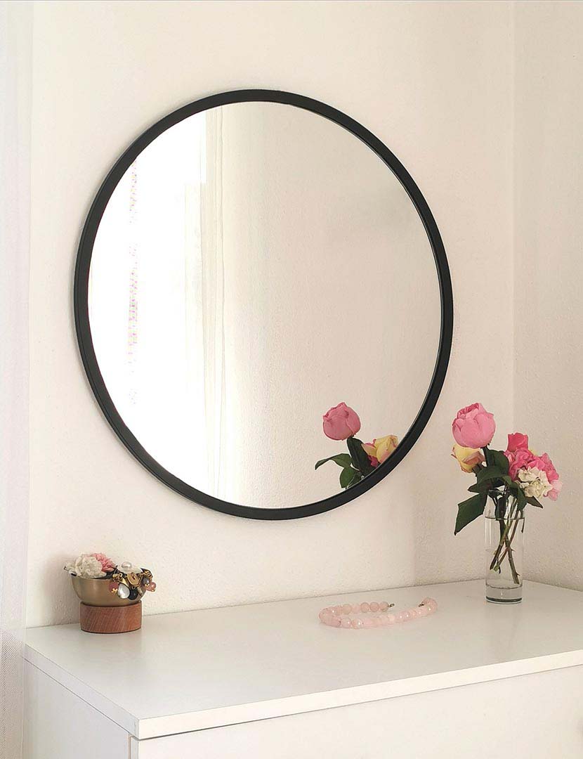 Espelho Yuvarlak Ayna A710 Preto