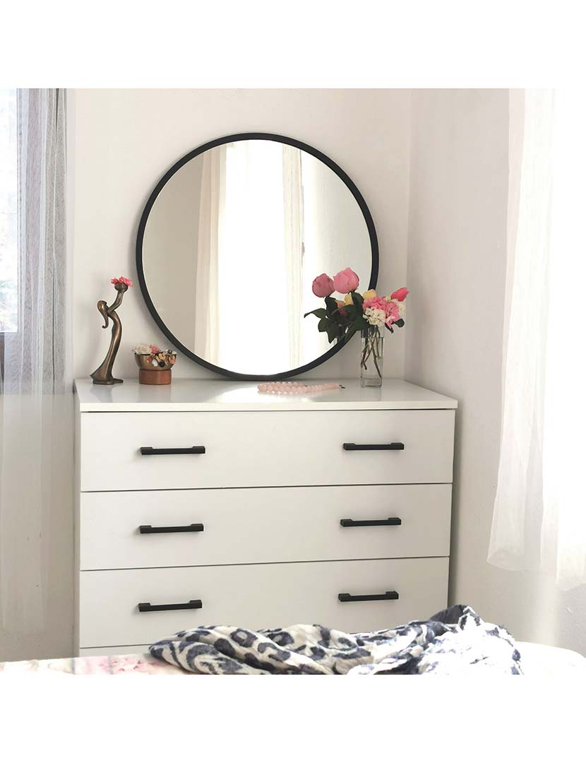 Espelho Yuvarlak Ayna A710 Preto