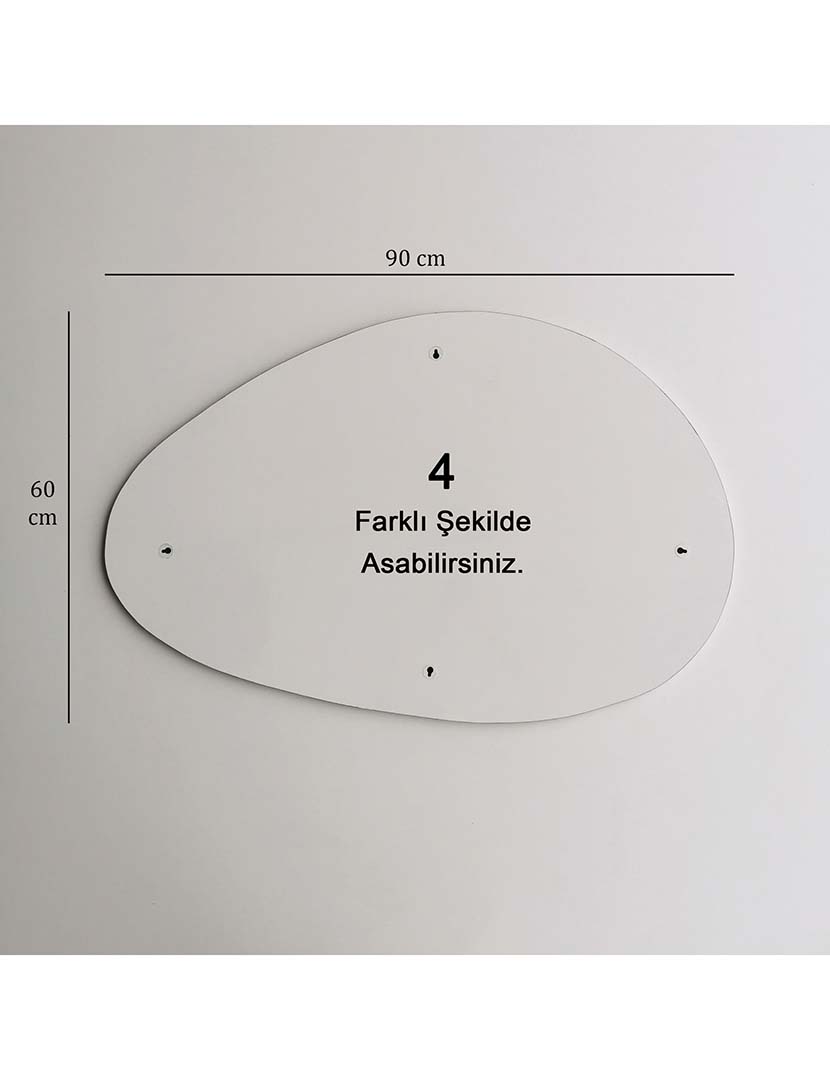 Espelho Porto Ayna 90 Preto