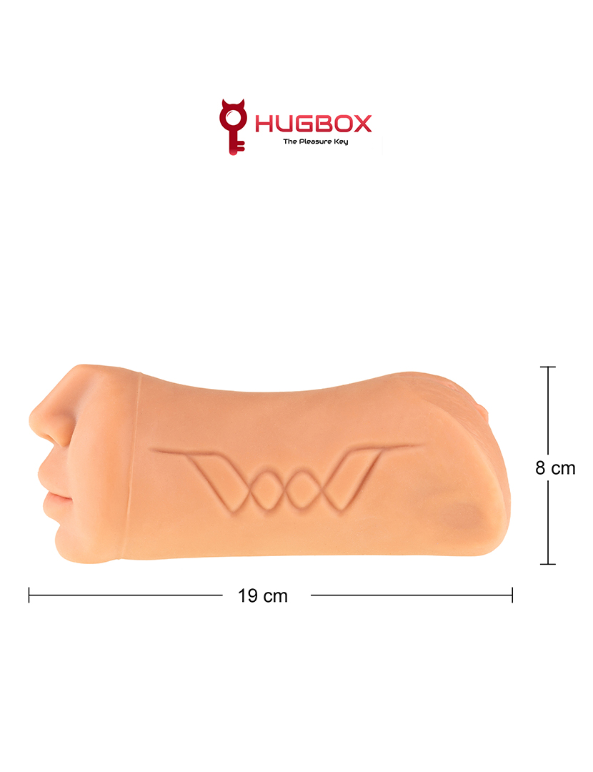 Masturbador Masculino - Treinador de prazo - 3 em 1 - Tamanho M