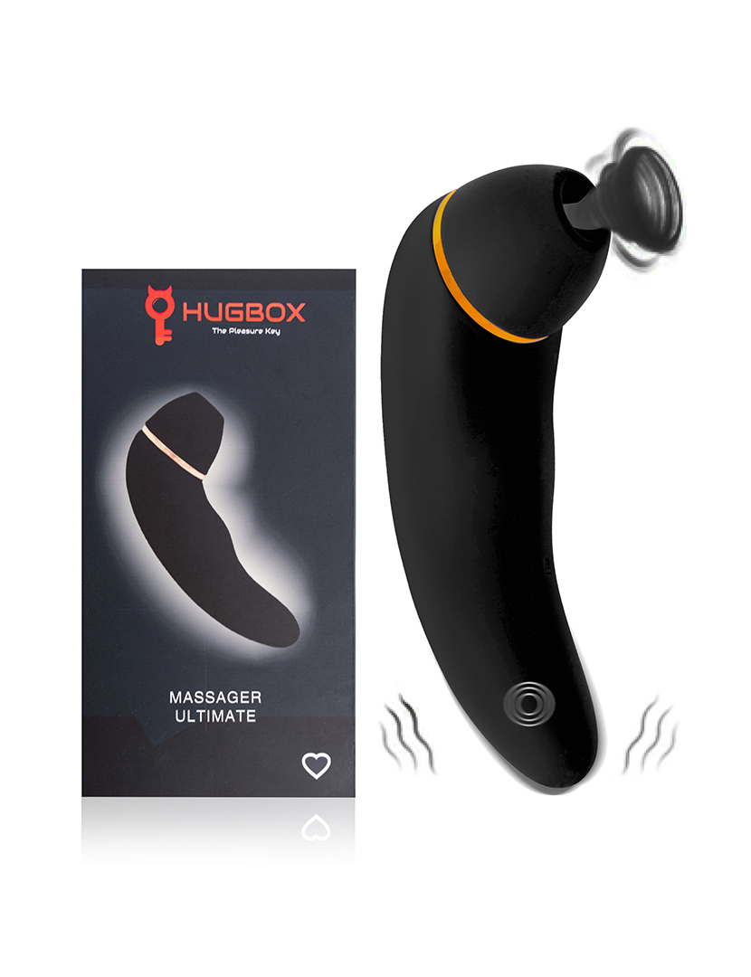 Estimulador de clitóris e Vibrador - 30 programas - Preto