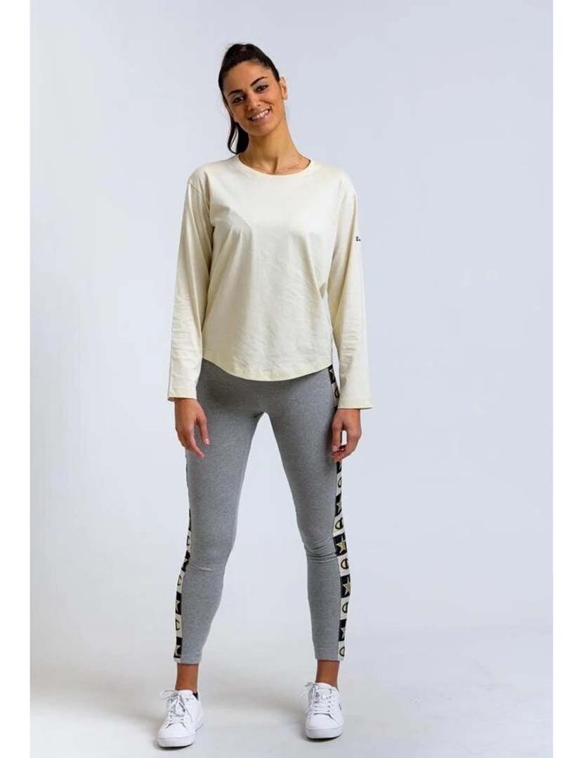 Leggings Senhora Cinzento