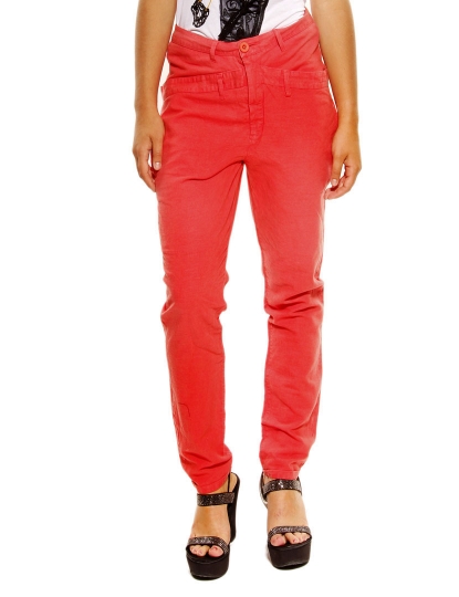 Calças Senhora Club De Blues Vermelho