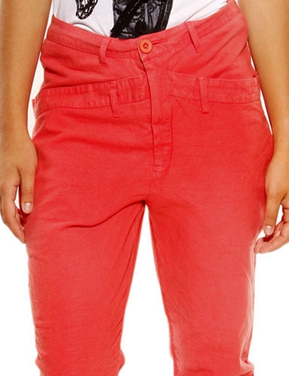 Calças Senhora Club De Blues Vermelho