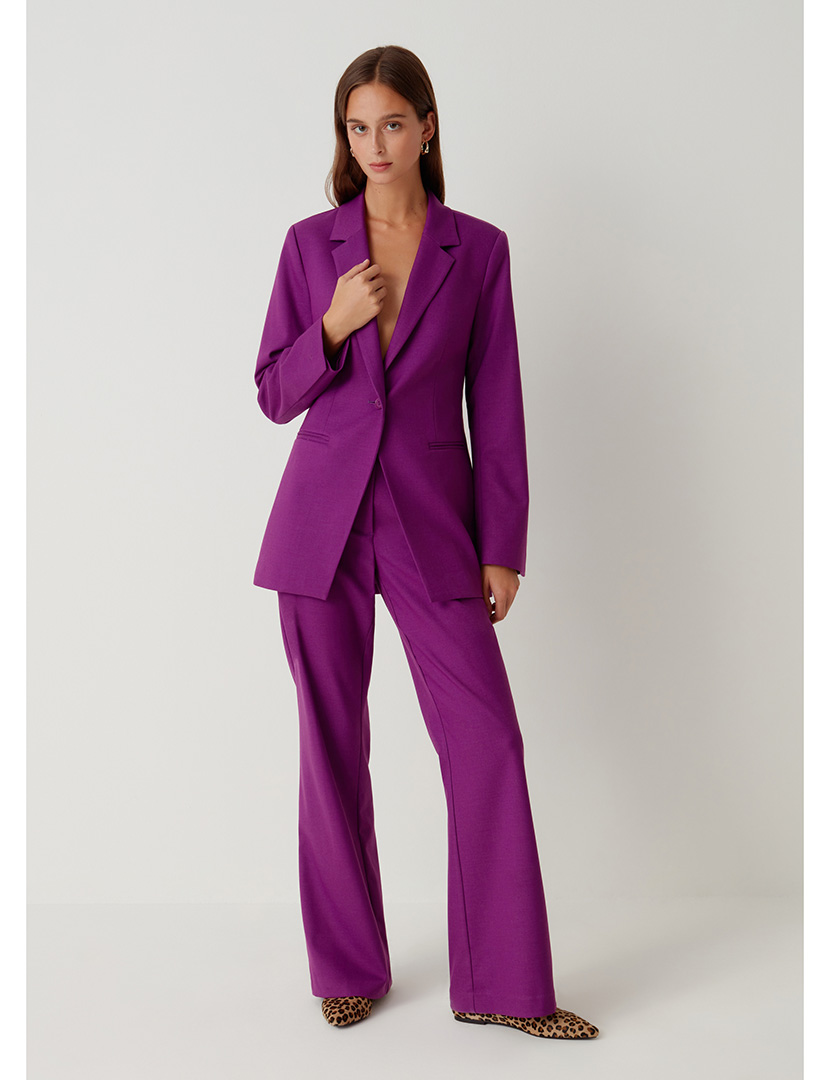 Calças Senhora Roxo