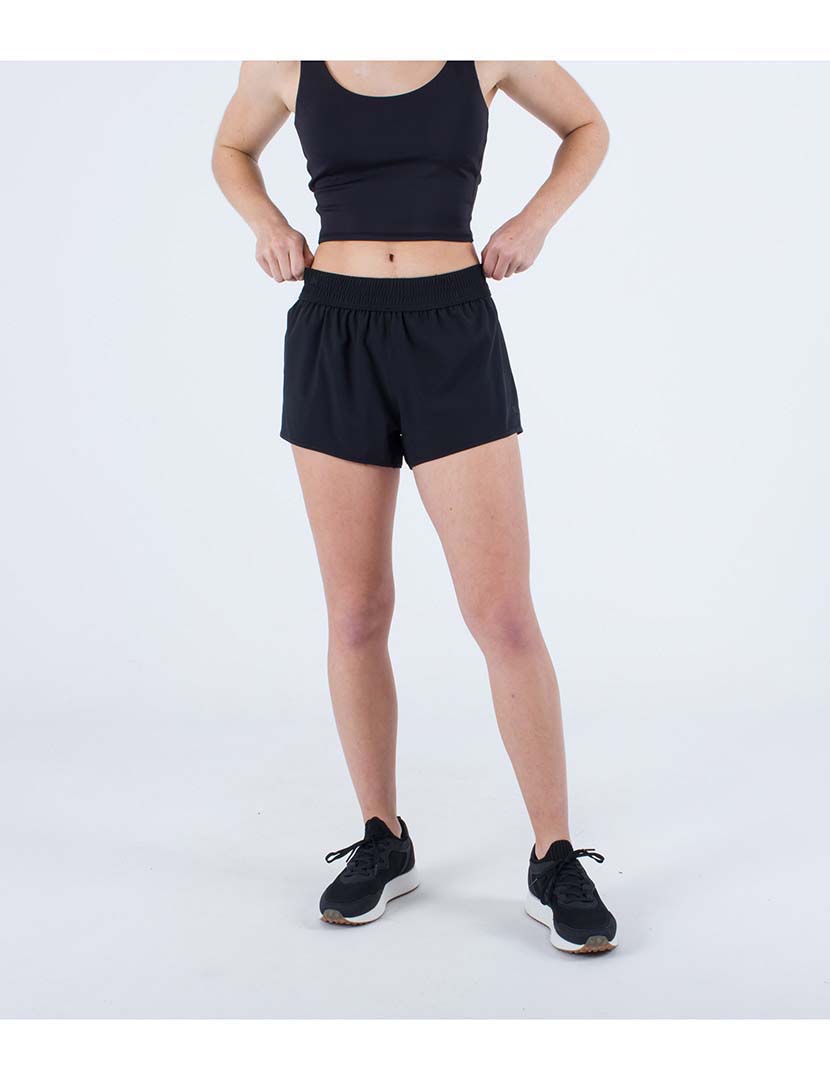 Calções Treino Senhora Curtos Preto