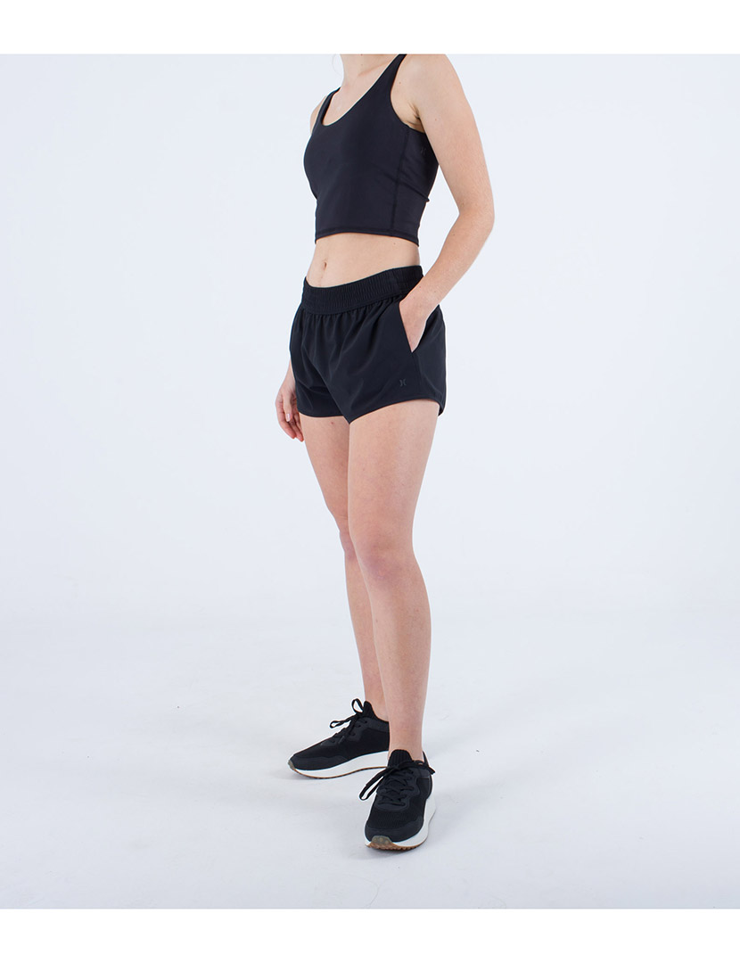 Calções Treino Senhora Curtos Preto