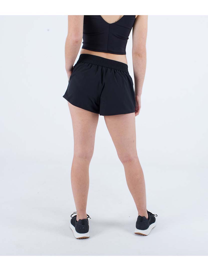 Calções Treino Senhora Curtos Preto