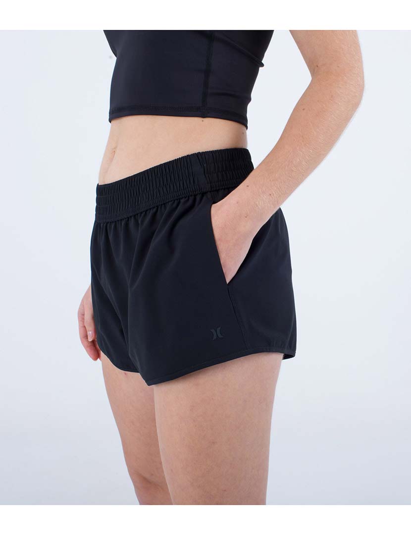 Calções Treino Senhora Curtos Preto