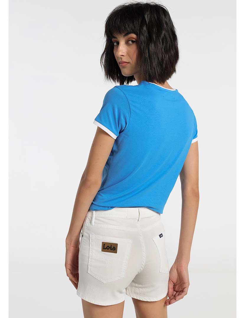 Calções Senhora Curtos Branco