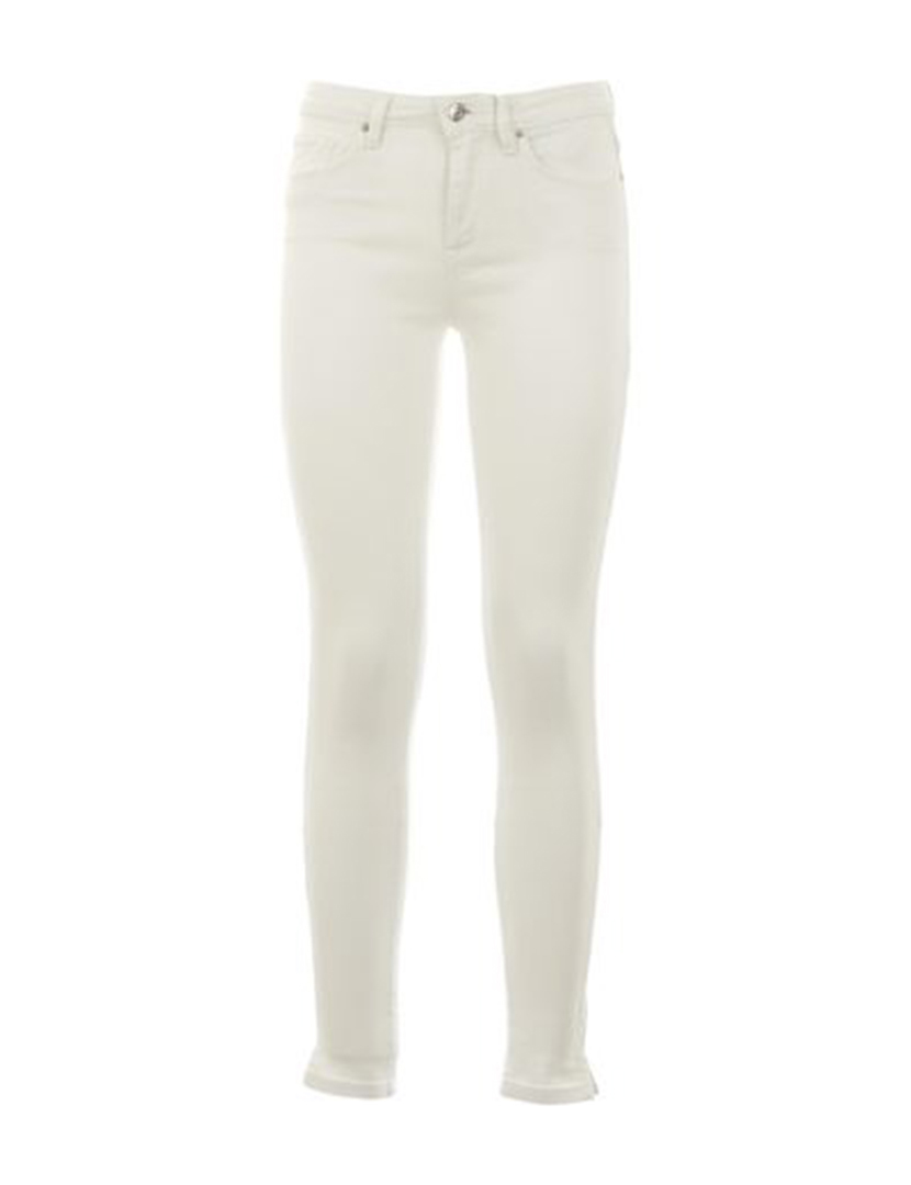 Calças Ganga Senhora Skinny Branco