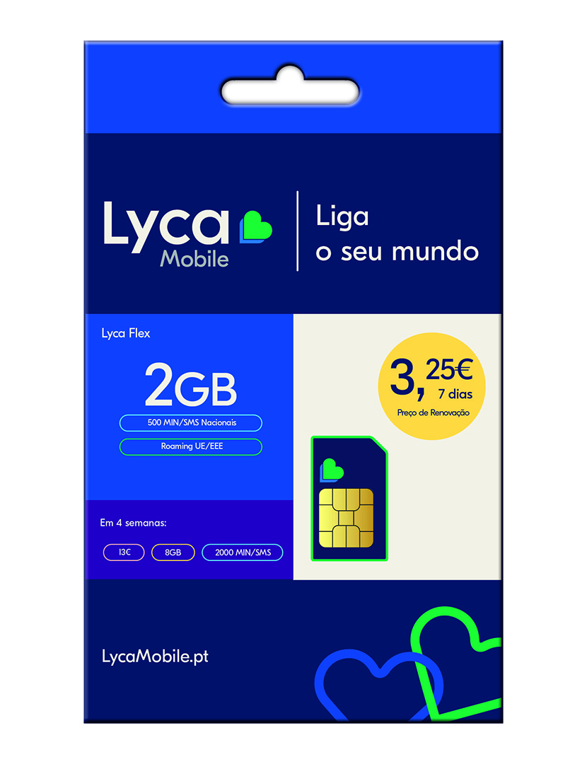 Cartão SIM - Lyca Flex