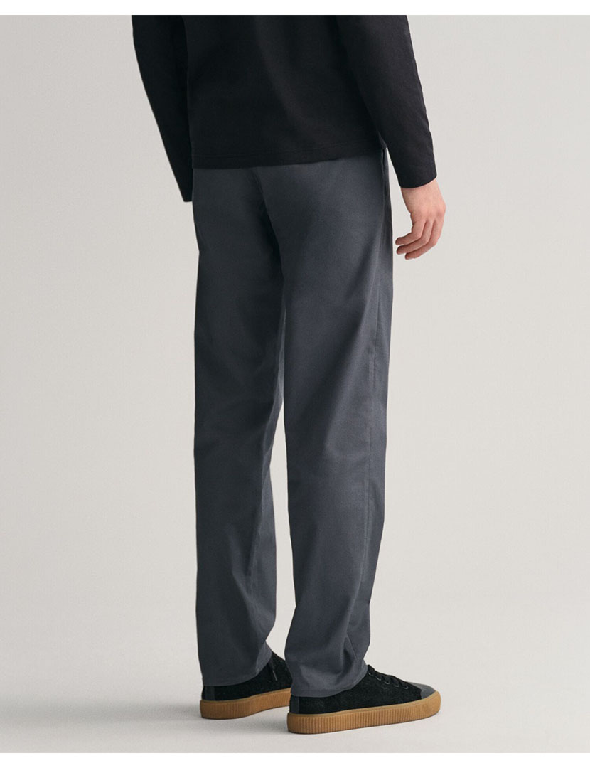 Calças Chino Regular Cinzento