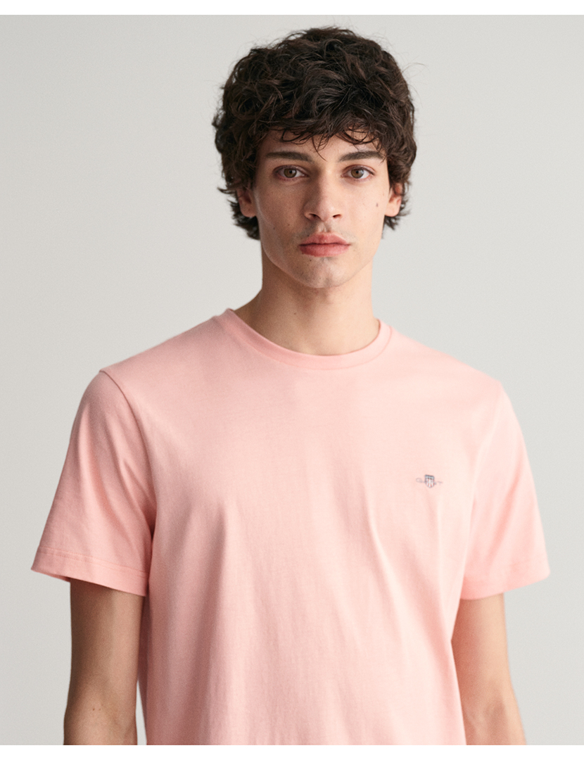 T-Shirt Regular Fit Shield Rosa Pastel
