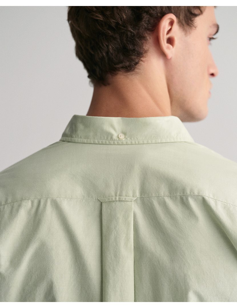 Camisa Regular Fit Classic Poplin Verde Matcha