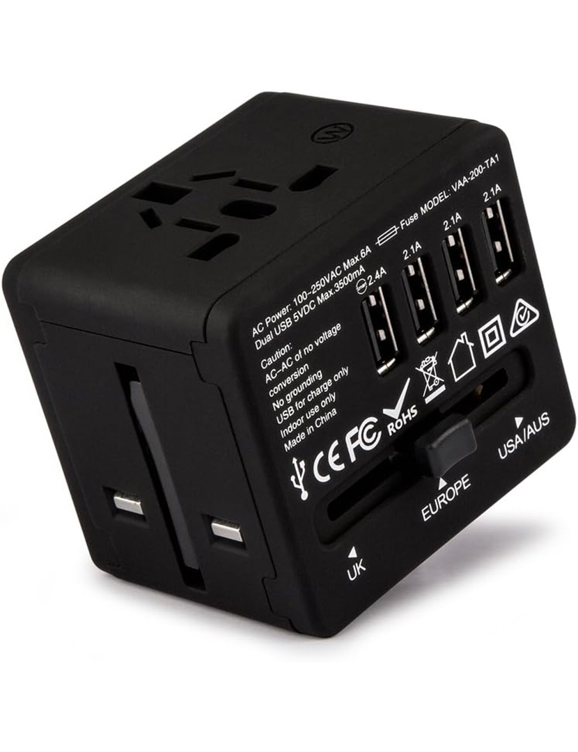 Adaptador Viagem 4 USB