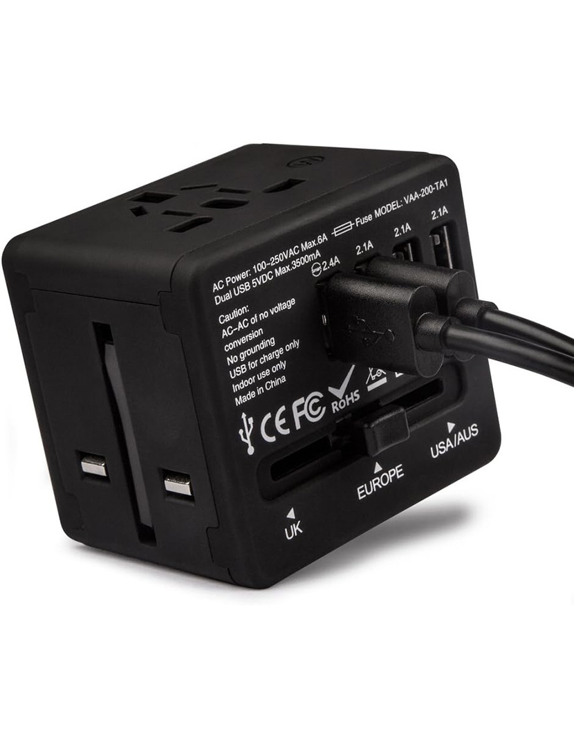 Adaptador Viagem 4 USB