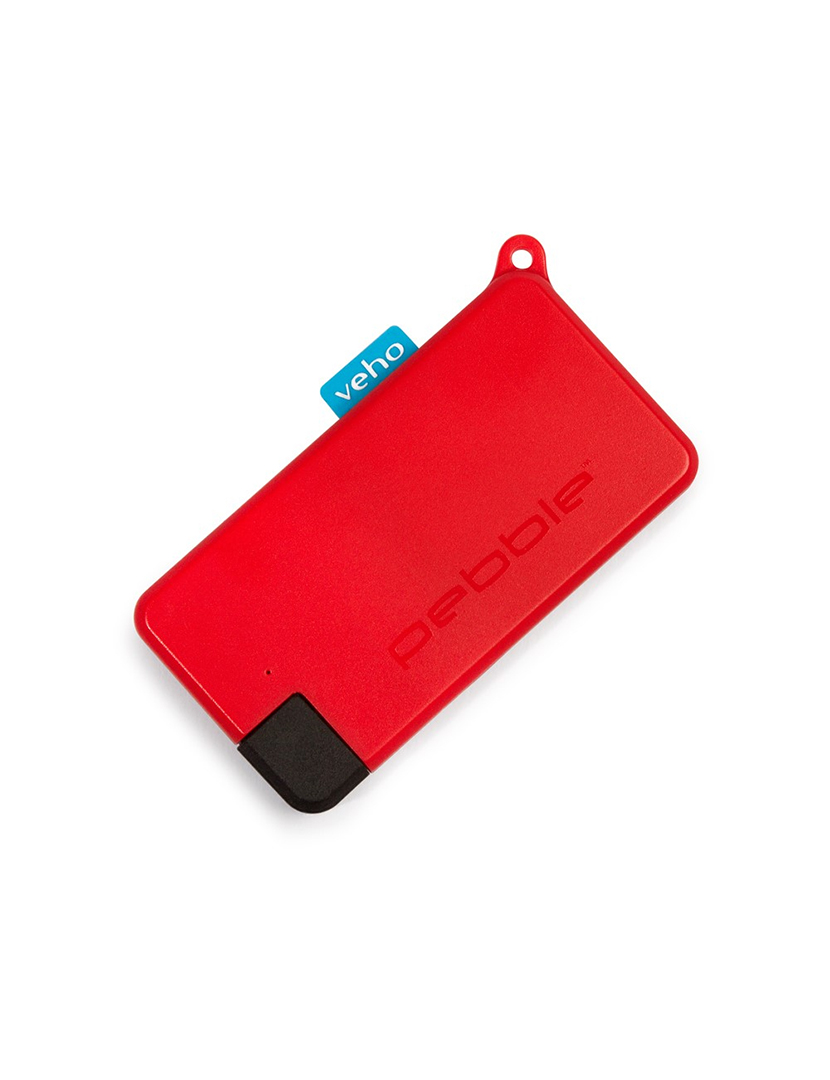 Powerbank Pokket 1000 mAh Vermelho