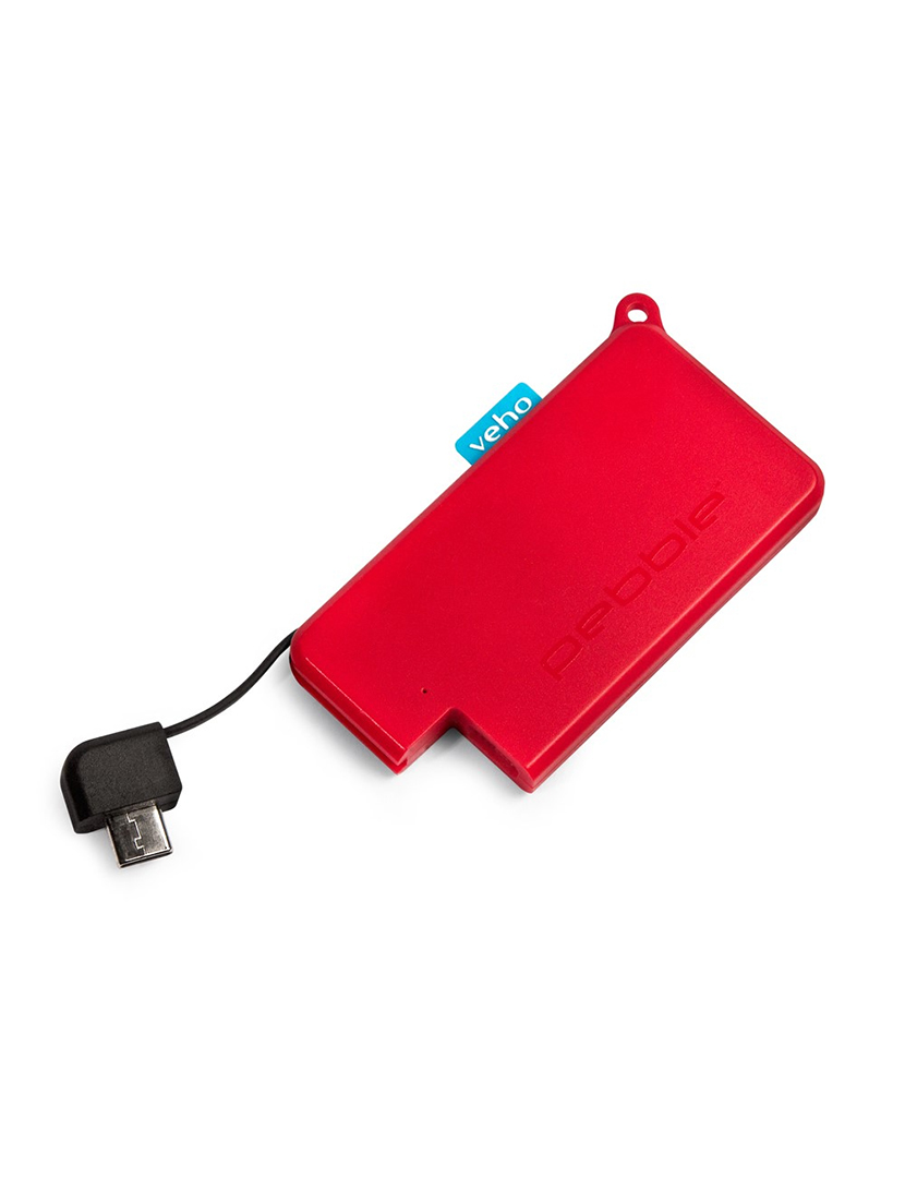 Powerbank Pokket 1000 mAh Vermelho
