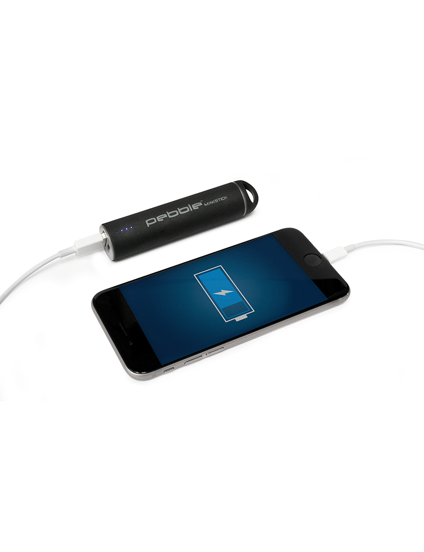 Powerbank Pebble Ministick 2200 mAh Preto